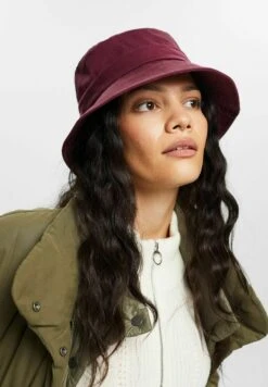 ESPRIT Hoed - Aubergine