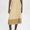 ESPRIT Plissierter- A-Lijn Rok - Light Beige -Esprit d8e39fdbec64404eb914ce8fb0394824