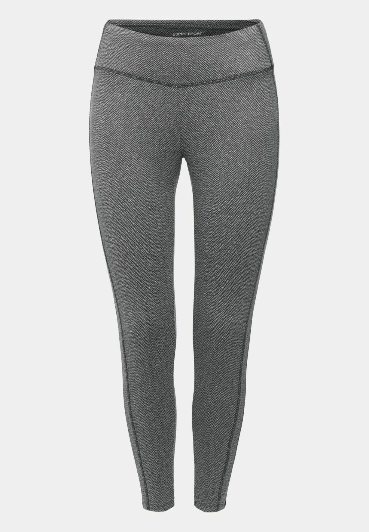 High-Rise Im Fischgrat Design - Legging - Black 10 High-Rise Im Fischgrat Design - Legging - Black - Afbeelding 8