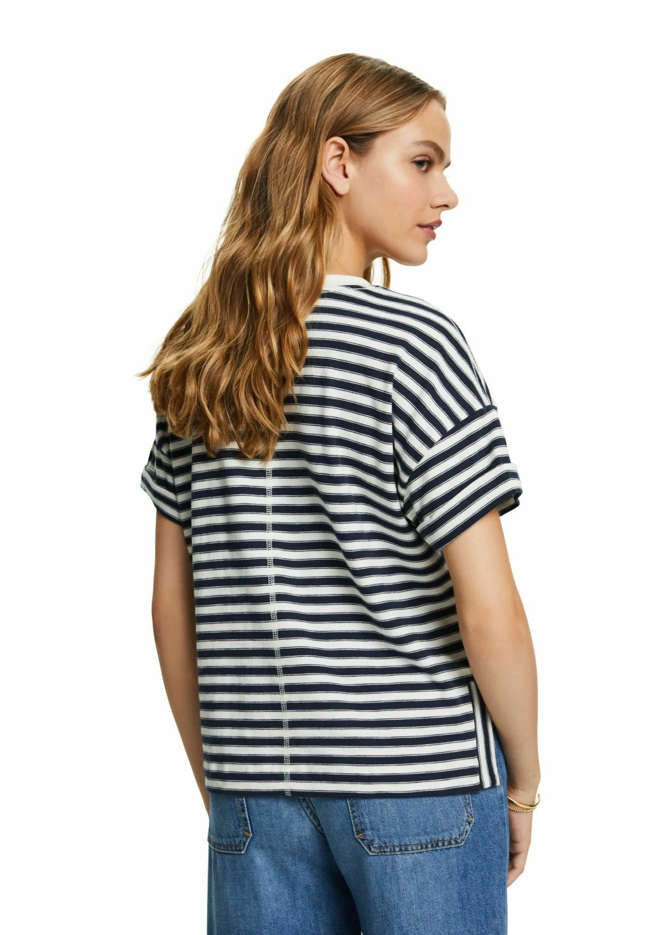 ESPRIT Short Sleeve - T-Shirt Print - Navy 9 ESPRIT Short Sleeve - T-Shirt Print - Navy - Afbeelding 7