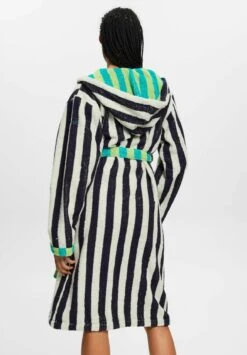 ESPRIT Gestreifter Unisex - Badjas - Deep Water -Esprit dfae3c5854e74795a1690cc5affa2137