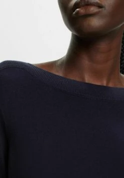 ESPRIT Flat - Gebreide Jurk - Navy -Esprit e023ac31d78a496e9ce2cd9a7f993e6c