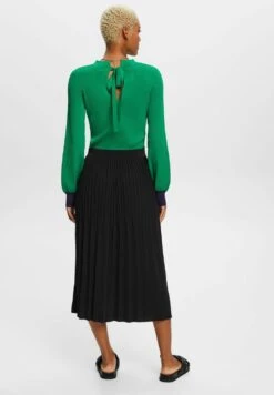 ESPRIT Plissierter- A-Lijn Rok - Black -Esprit e050200ae3984cf2a187b272c430b883