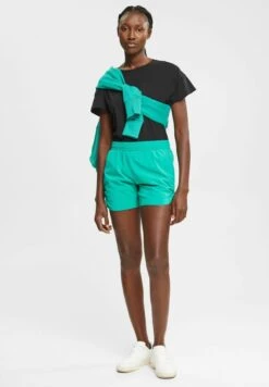 Mit Kordelzug - Korte Broeken - Green