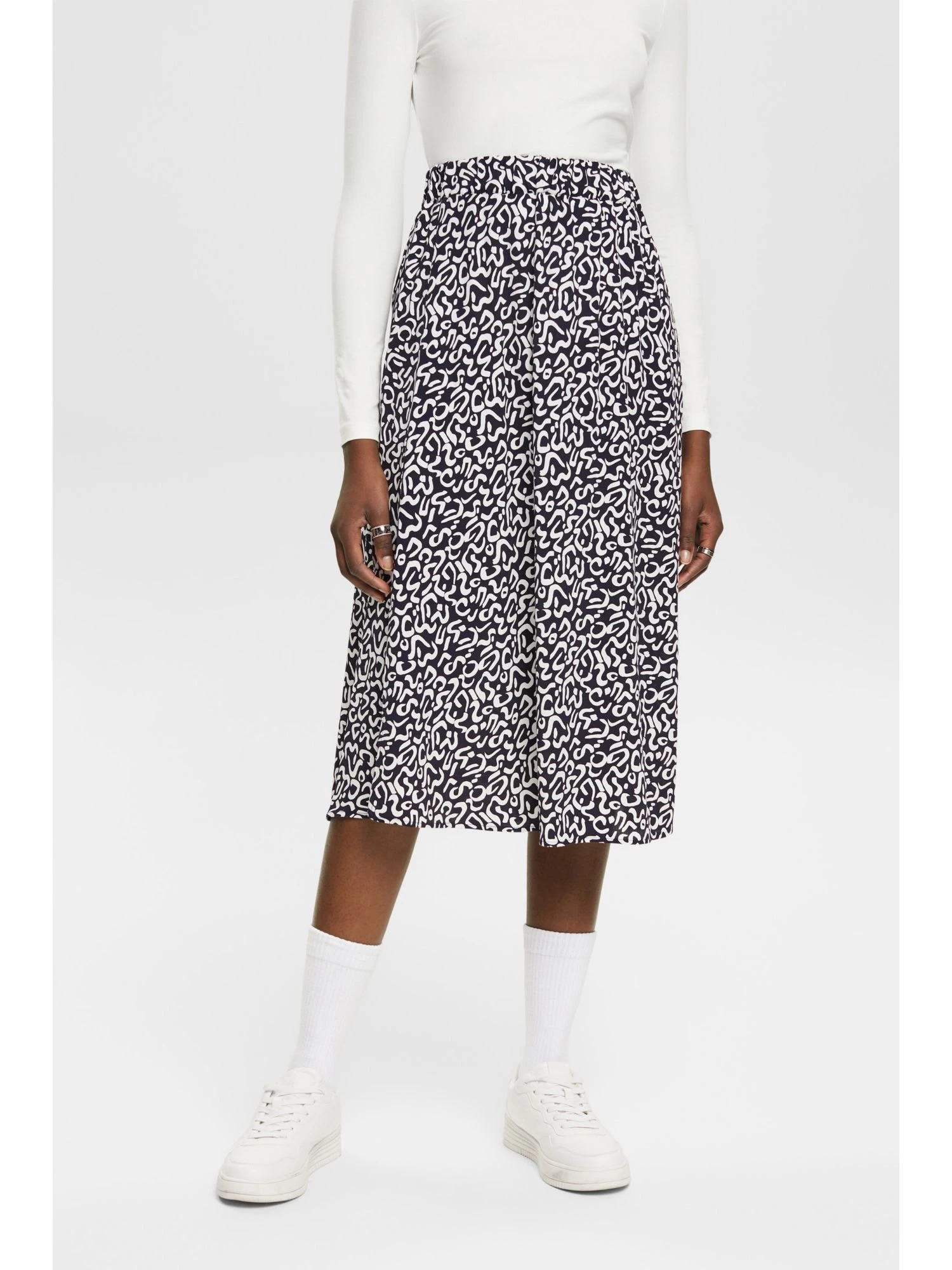 ESPRIT A-Lijn Rok - Navy 3 ESPRIT A-Lijn Rok - Navy