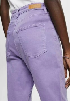Edc By Esprit Cropped Mit Fransensaum - Slim Fit Jeans - Purple -Esprit e989b2ae01a848599a310dddfeb43d52