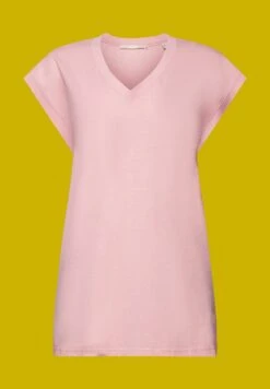 Edc By Esprit T-Shirt Basic - Pink -Esprit ead275f9a013497a854e80ae02359e2d