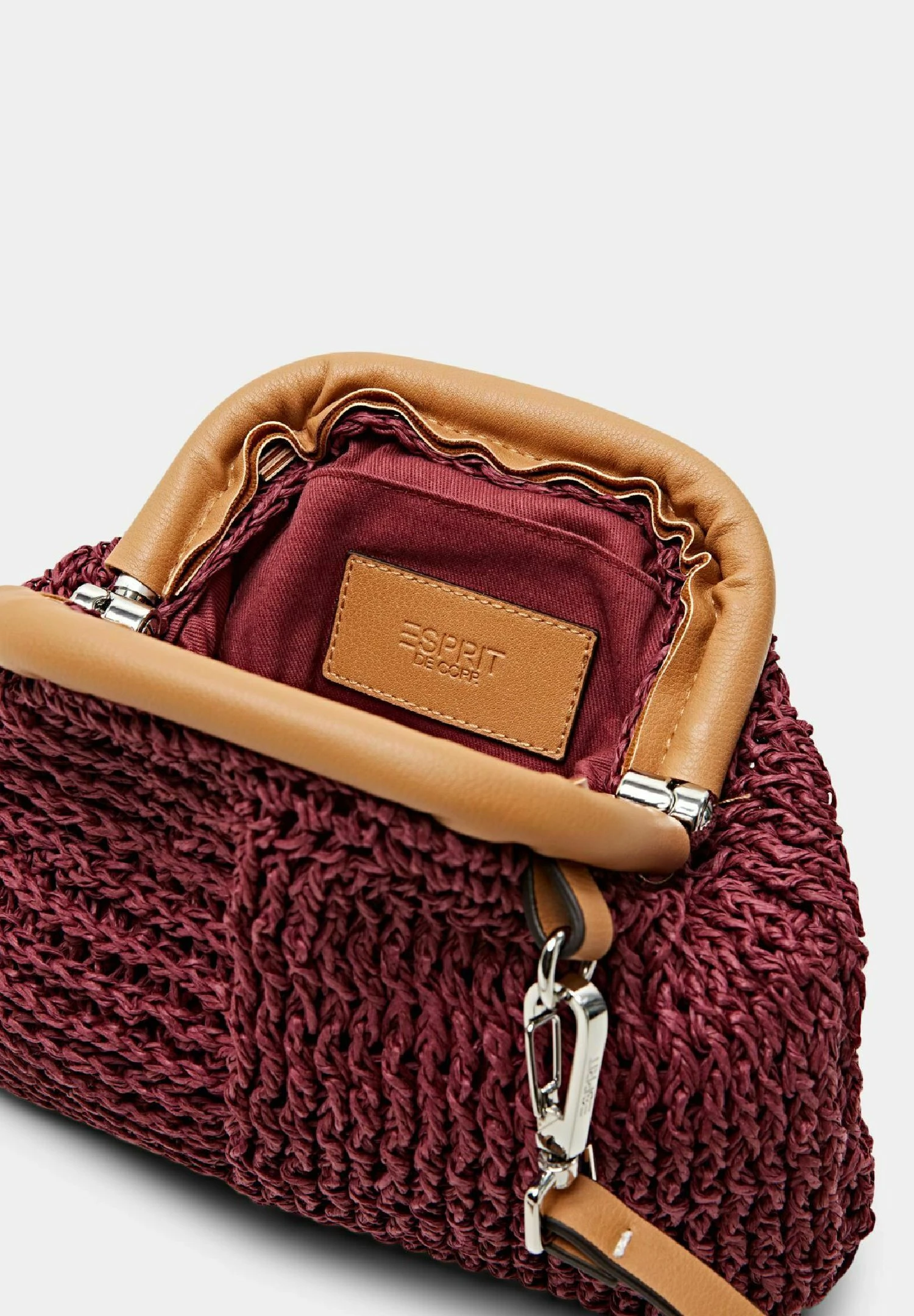 ESPRIT Clutch - Bordeaux Red 6 ESPRIT Clutch - Bordeaux Red - Afbeelding 4