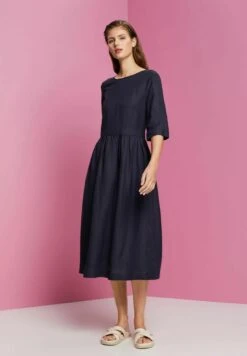 ESPRIT Jurk - Navy -Esprit ed12edfa7f94461c83c9a00b47ec8d73