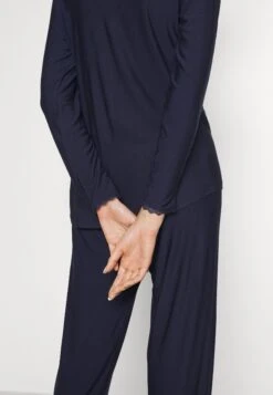 ESPRIT Soft Stripes Longsleeve Long Pants - Pyjama - Navy -Esprit ee4480b69e9e47f1879fe9f6a2a7d3f0
