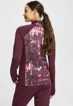 Mit Reissverschluss Und E-Dry-Ausrüstung - Longsleeve - Bordeaux Red -Esprit ef2b4e9e24224446b68d666900e4201b