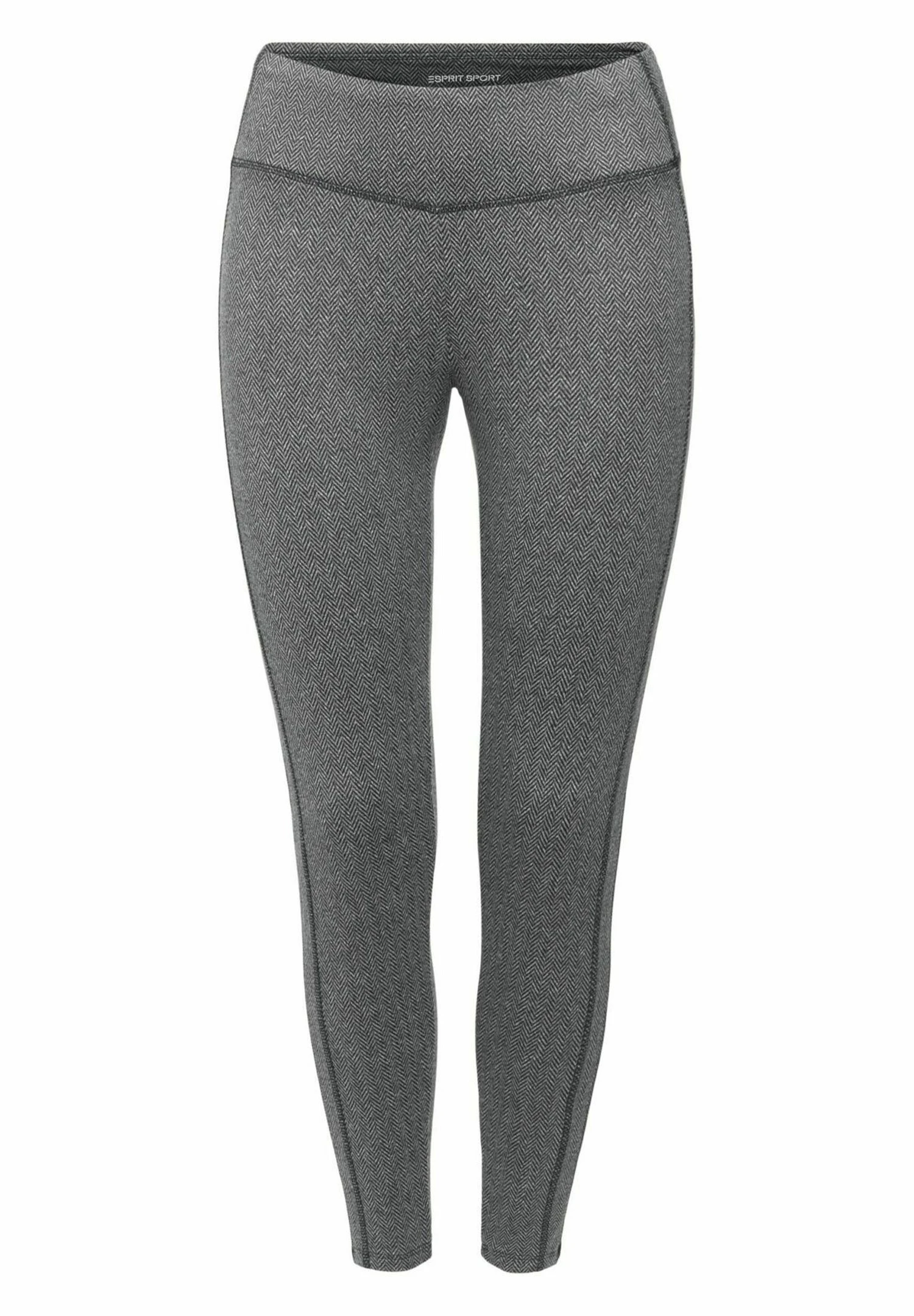 High-Rise Im Fischgrat Design - Legging - Black 8 High-Rise Im Fischgrat Design - Legging - Black - Afbeelding 6