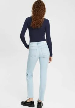 ESPRIT Sus Mr - Straight Leg Jeans - Blue Bleached -Esprit f1e74a0f2c0144df9135e2a42bb4d21e