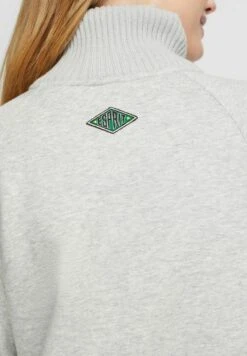 ESPRIT Sweater Met Rits - Light Grey -Esprit f54fa835bf824c0fb231352255b7a37b