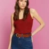 ESPRIT Top - Terracotta New -Esprit f5ba043fbb1d46fc99af430a91af9b96
