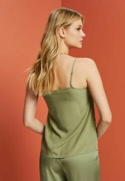 Edc By Esprit Top - Light Khaki -Esprit f600db5cc80b499b8b8a271c5ecd7407