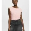 ESPRIT Sslv Stripe - T-Shirt Print - Pink 2 ESPRIT Sslv Stripe - T-Shirt Print - Pink -Esprit f6900d5cf49c4000ab5e6bbe36eb43cc