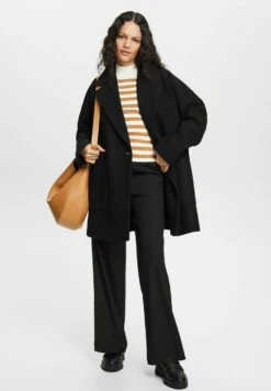 ESPRIT Halflange Jas - Black -Esprit f75d791bba334c77a262a4db6e3de96f