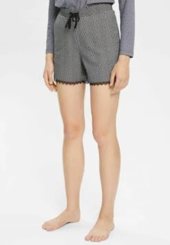 ESPRIT Printed Single Aop - Pyjamabroek - Black