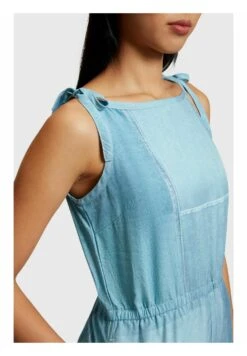 ESPRIT Mit Allover Denim-Print - Jumpsuit - Blue Medium Washed New -Esprit f8538a9e220f42f9806775c104f4502e