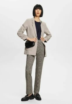 ESPRIT Halflange Jas - Taupe -Esprit f97f6e08f0f0402c8c9f2f792fd5634f