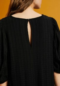 Edc By Esprit Strukturiertes- Jurk - Black -Esprit f9ea0bfe720842f0a66cc169f18d4d71