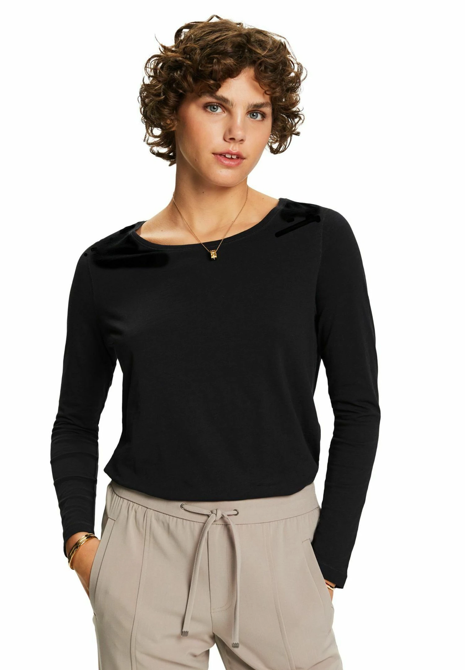 ESPRIT Longsleeve - Black 8 ESPRIT Longsleeve - Black - Afbeelding 6