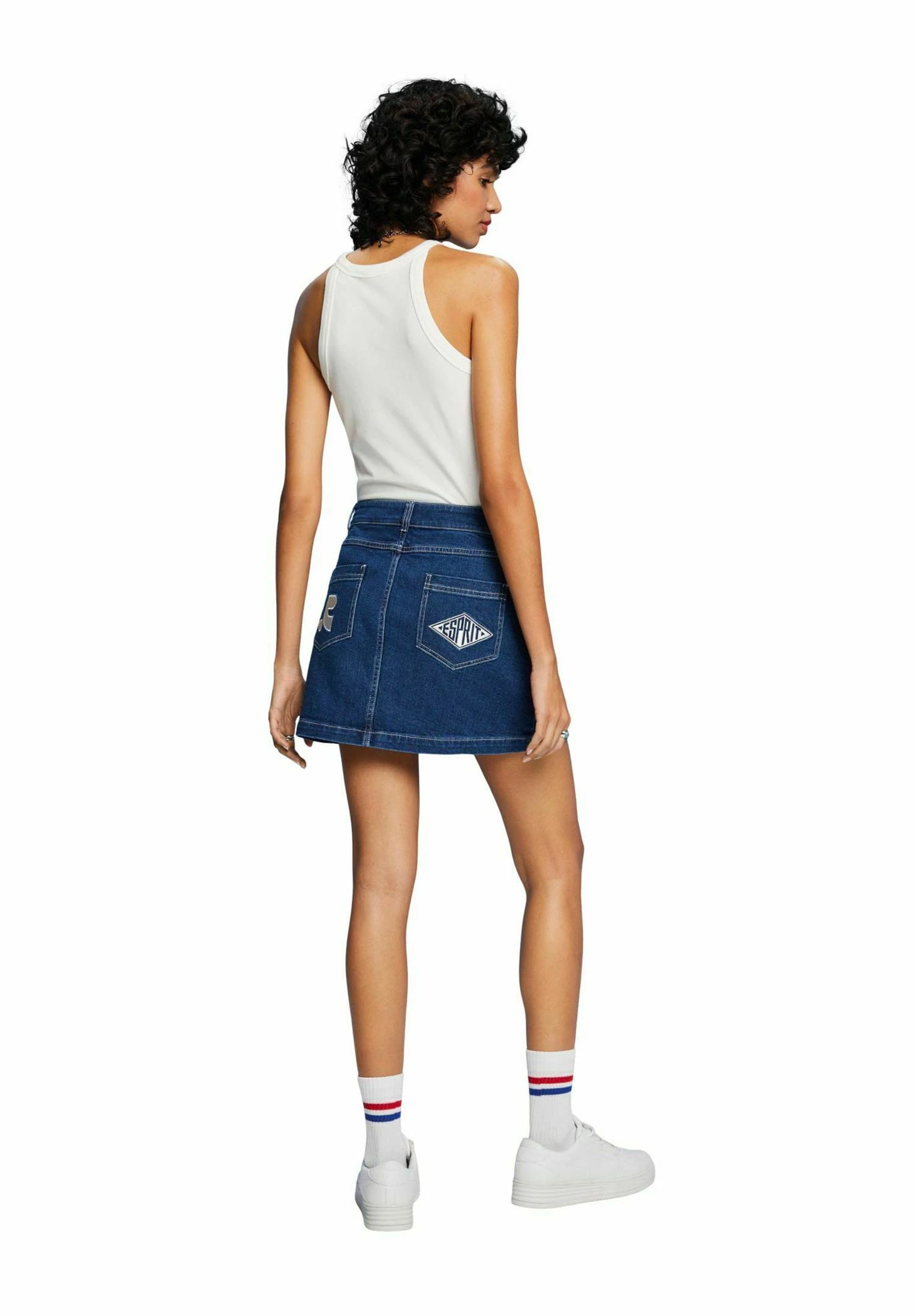 ESPRIT Jeansrok - Blue Medium Washed New 4 ESPRIT Jeansrok - Blue Medium Washed New - Afbeelding 2