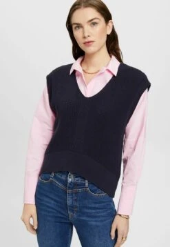 Edc By Esprit Tank Mit V-Ausschnitt - Trui - Navy