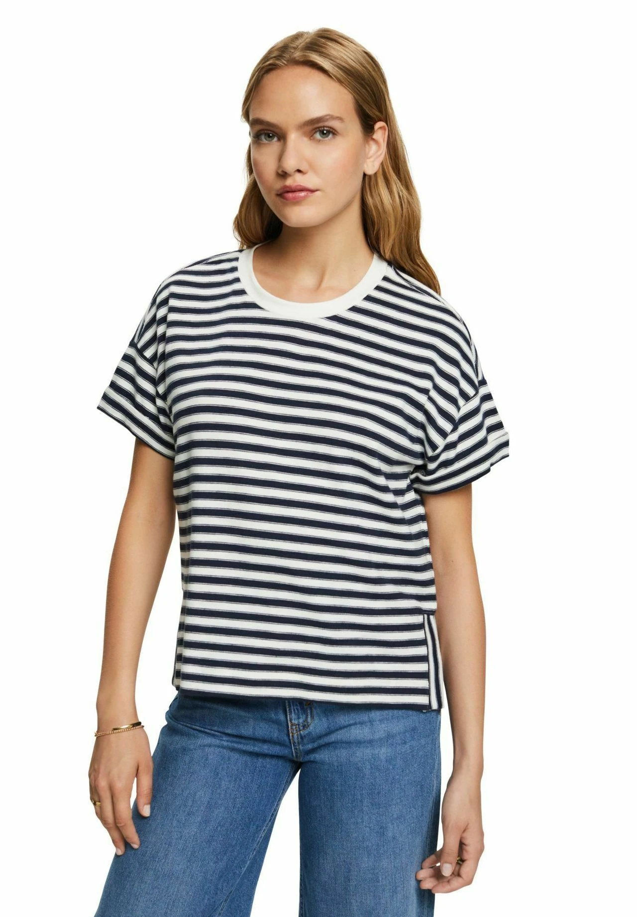 ESPRIT Short Sleeve - T-Shirt Print - Navy 8 ESPRIT Short Sleeve - T-Shirt Print - Navy - Afbeelding 6