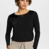 ESPRIT Longsleeve - Black -Esprit fd3fe616aba142458a34c9585b117510