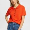 ESPRIT Poloshirt - Orange Red New 2 ESPRIT Poloshirt - Orange Red New -Esprit fdb4fb75cfdd4bd491888ec82346f8b2