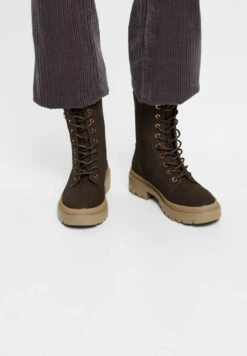 ESPRIT Others - Enkellaarsjes Met Plateauzool - Dark Brown