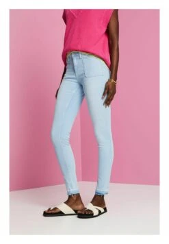 ESPRIT Aus Mit Stretchkomfort - Jeans Skinny Fit - Blue Bleached -Esprit fe98e691eed947269aaf77244e12cfe7