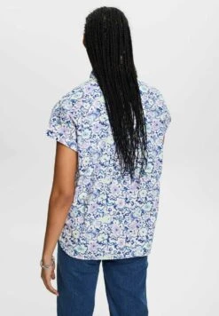 ESPRIT Mit Blumen Print - Overhemdblouse - White -Esprit fea88b1833ed464587ce0c863fbef254